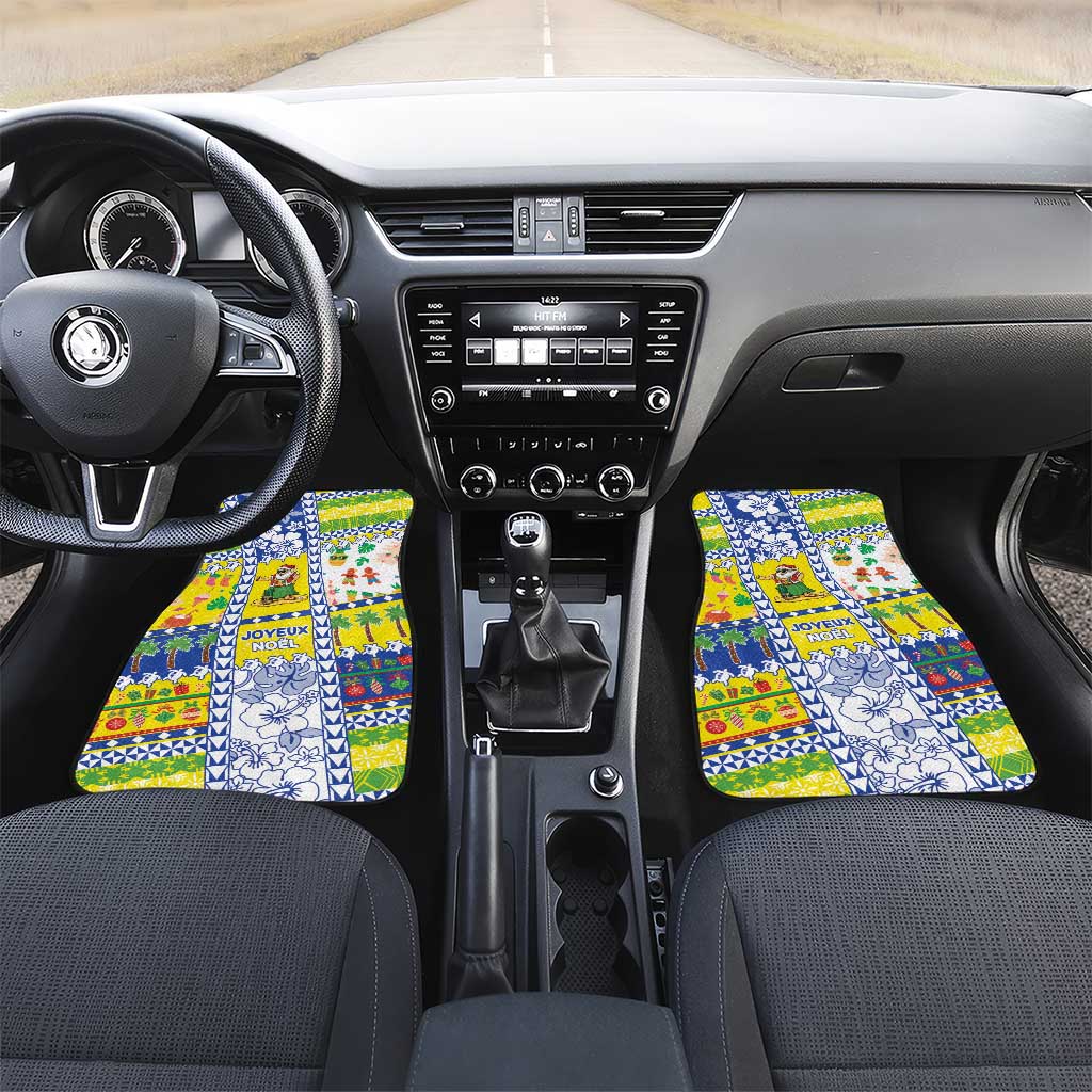 New Caledonia Christmas Car Mats Festive Beach Vibes - Polynesian Pride