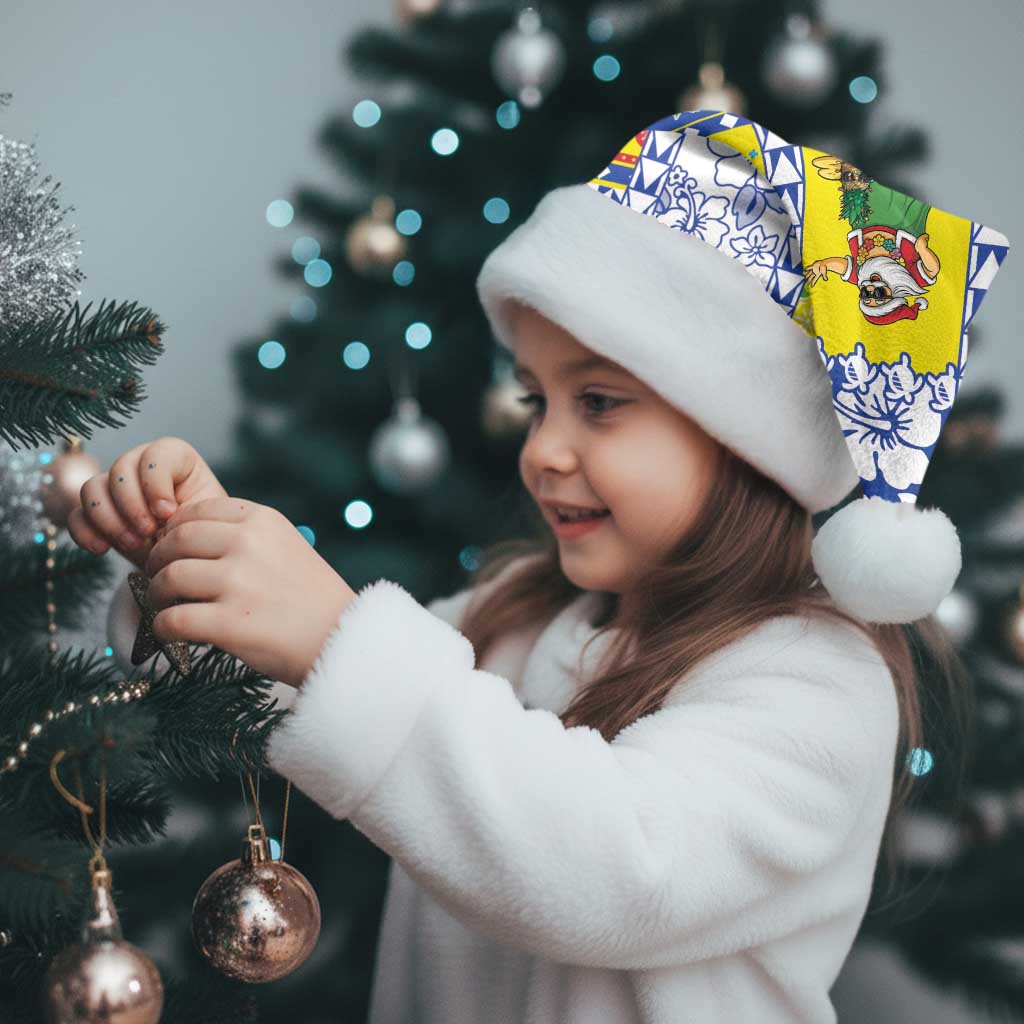 New Caledonia Christmas Santa Hat Festive Beach Vibes - Polynesian Pride