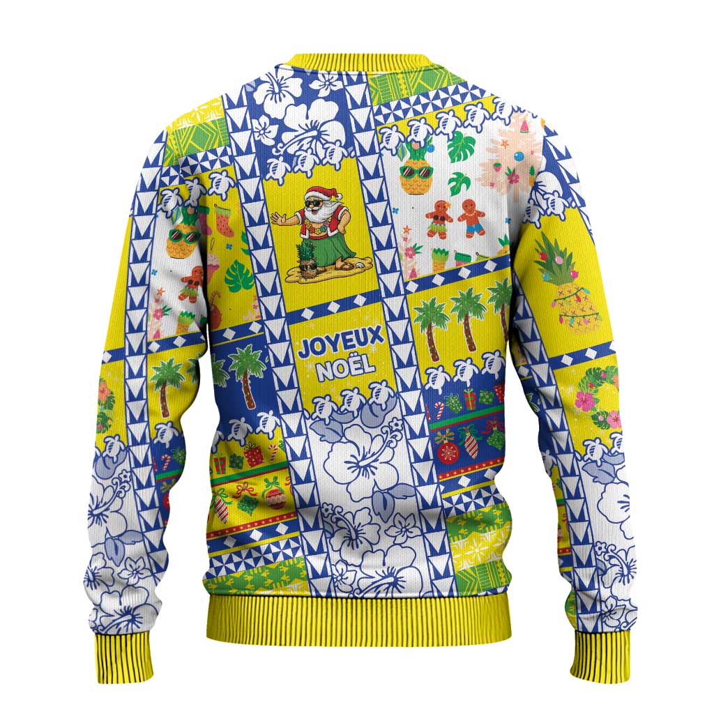 New Caledonia Christmas Ugly Christmas Sweater Festive Beach Vibes - Polynesian Pride