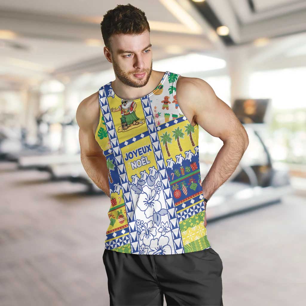 New Caledonia Christmas Men Tank Top Festive Beach Vibes - Polynesian Pride