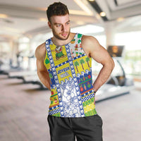 New Caledonia Christmas Men Tank Top Festive Beach Vibes - Polynesian Pride