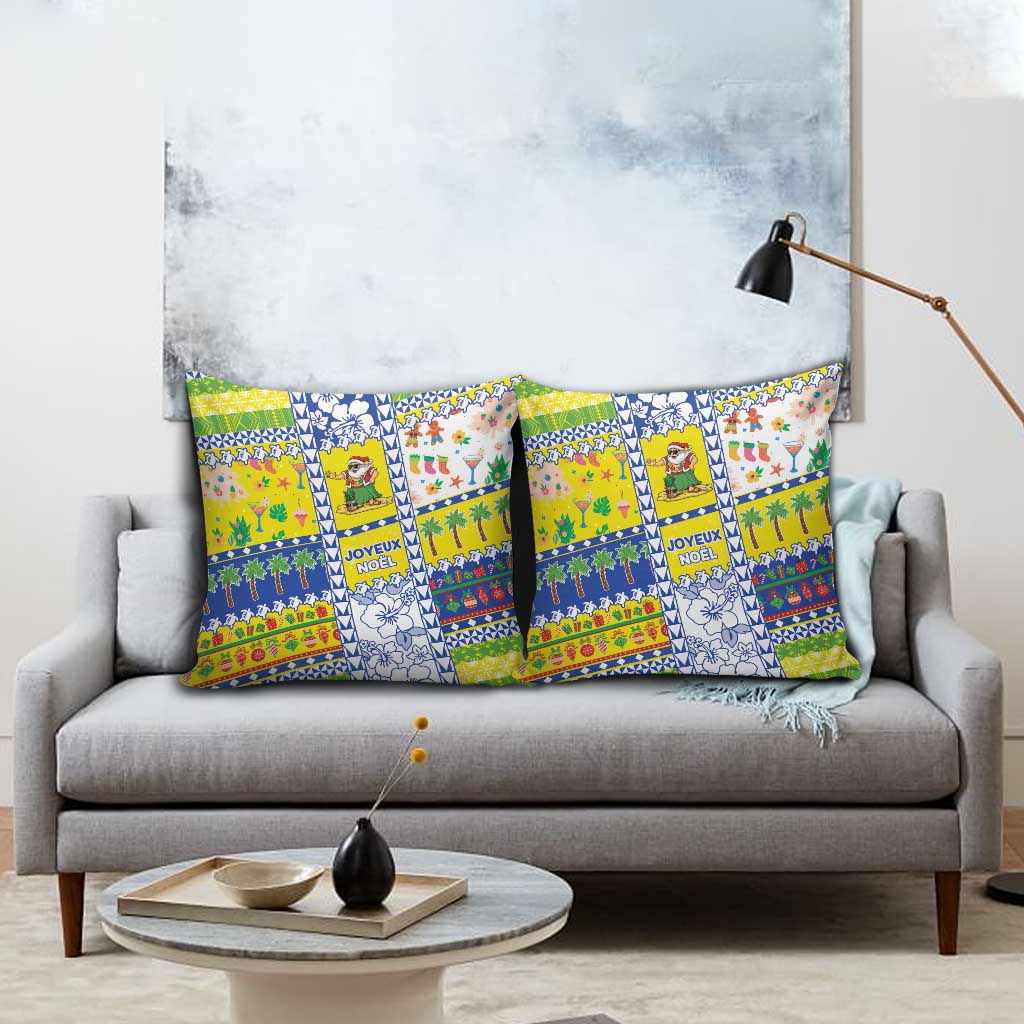 New Caledonia Christmas Pillow Cover Festive Beach Vibes - Polynesian Pride