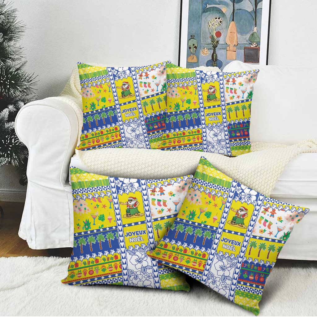 New Caledonia Christmas Pillow Cover Festive Beach Vibes - Polynesian Pride