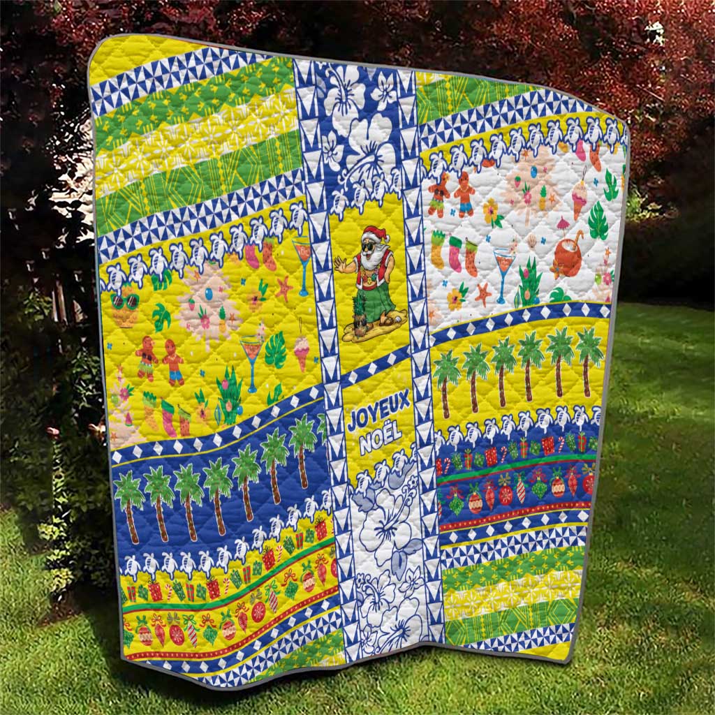 New Caledonia Christmas Quilt Festive Beach Vibes - Polynesian Pride