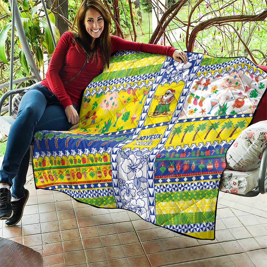 New Caledonia Christmas Quilt Festive Beach Vibes - Polynesian Pride