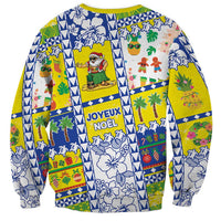 New Caledonia Christmas Sweatshirt Festive Beach Vibes - Polynesian Pride