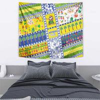 New Caledonia Christmas Tapestry Festive Beach Vibes - Polynesian Pride