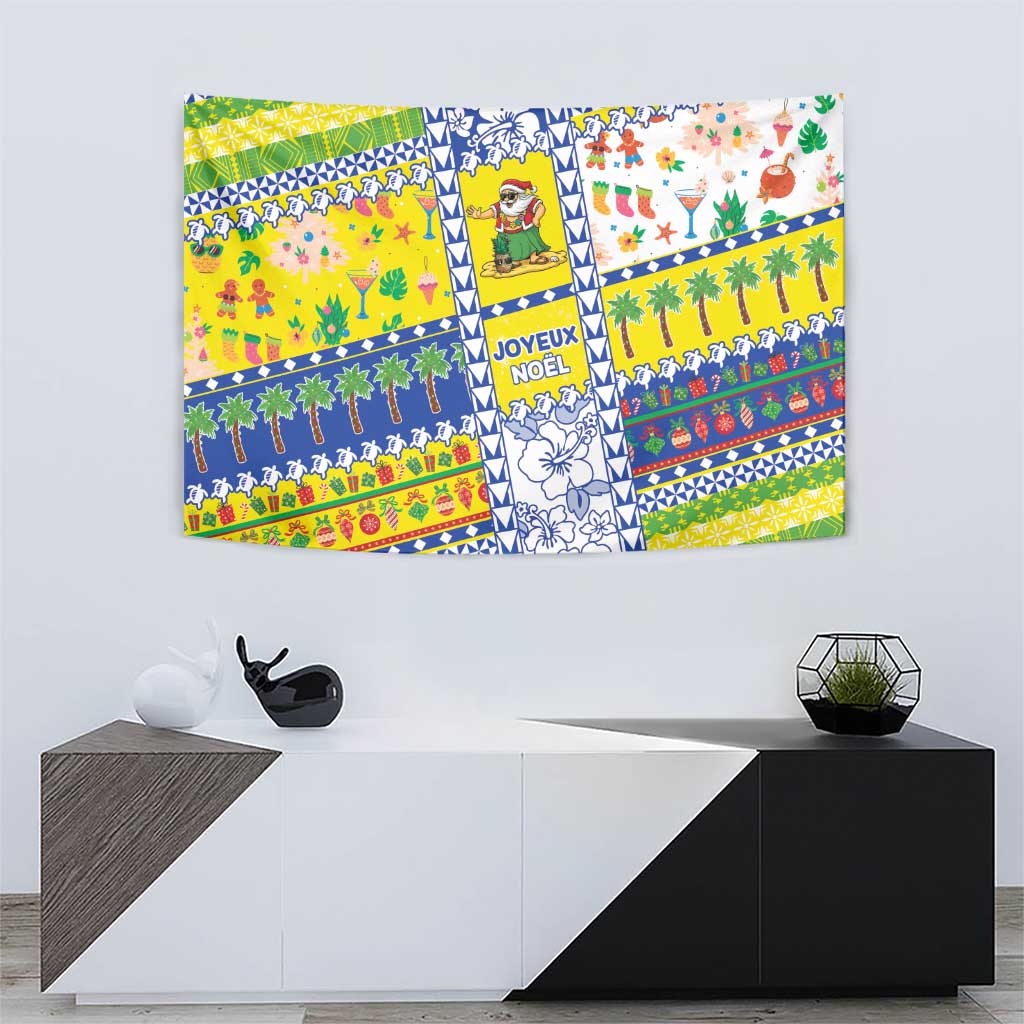 New Caledonia Christmas Tapestry Festive Beach Vibes - Polynesian Pride