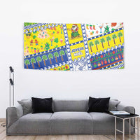 New Caledonia Christmas Tapestry Festive Beach Vibes - Polynesian Pride