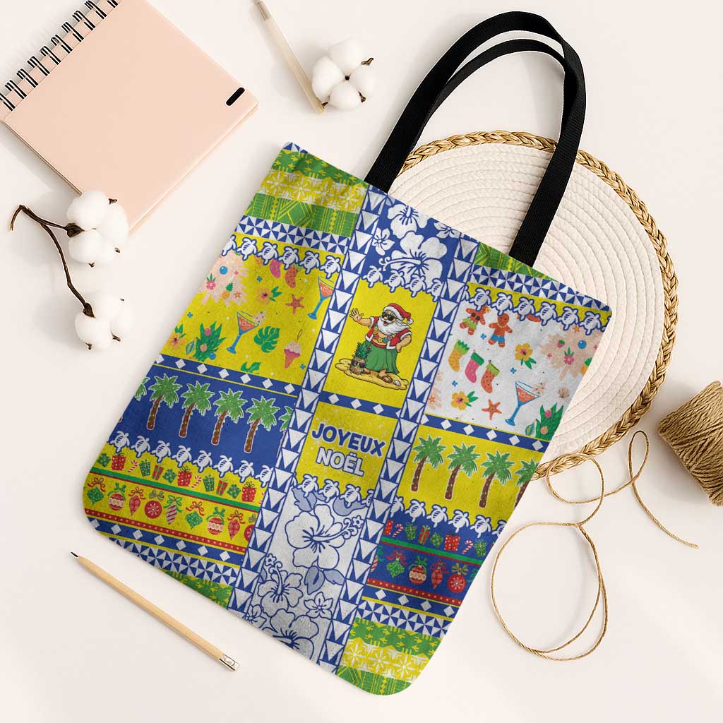 New Caledonia Christmas Tote Bag Festive Beach Vibes - Polynesian Pride