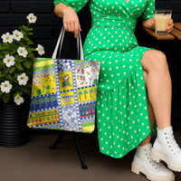 New Caledonia Christmas Tote Bag Festive Beach Vibes - Polynesian Pride