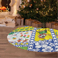 New Caledonia Christmas Tree Skirt Festive Beach Vibes - Polynesian Pride