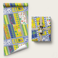 New Caledonia Christmas Wrapping Paper Festive Beach Vibes - Polynesian Pride