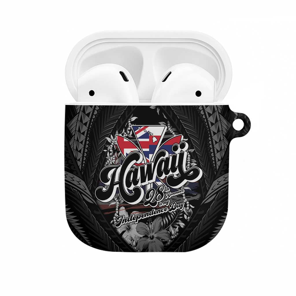 Hawaii November 28th AirPods Case Kanaka Maoli Tribal Pattern - Polynesian Pride