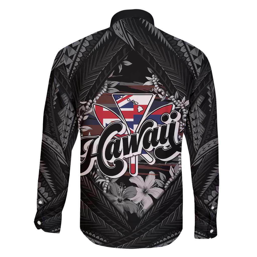 Hawaii November 28th Family Matching Long Sleeve Bodycon Dress and Hawaiian Shirt Kanaka Maoli Tribal Pattern - Polynesian Pride