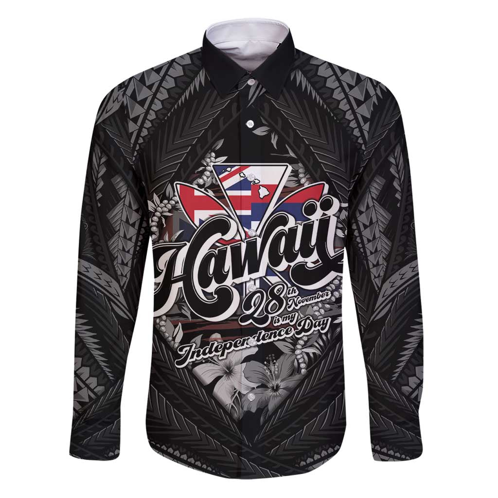 Hawaii November 28th Family Matching Puletasi and Hawaiian Shirt Kanaka Maoli Tribal Pattern - Polynesian Pride