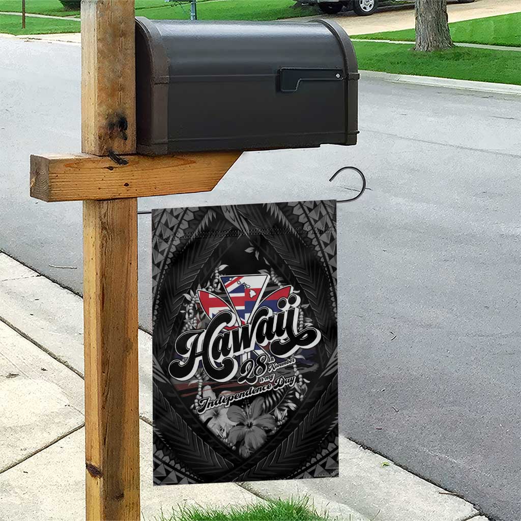 Hawaii November 28th Garden Flag Kanaka Maoli Tribal Pattern - Polynesian Pride