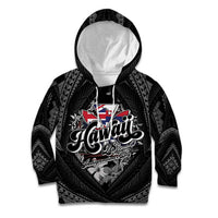 Hawaii November 28th Kid Hoodie Kanaka Maoli Tribal Pattern - Polynesian Pride