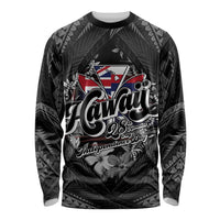 Hawaii November 28th Long Sleeve Shirt Kanaka Maoli Tribal Pattern - Polynesian Pride