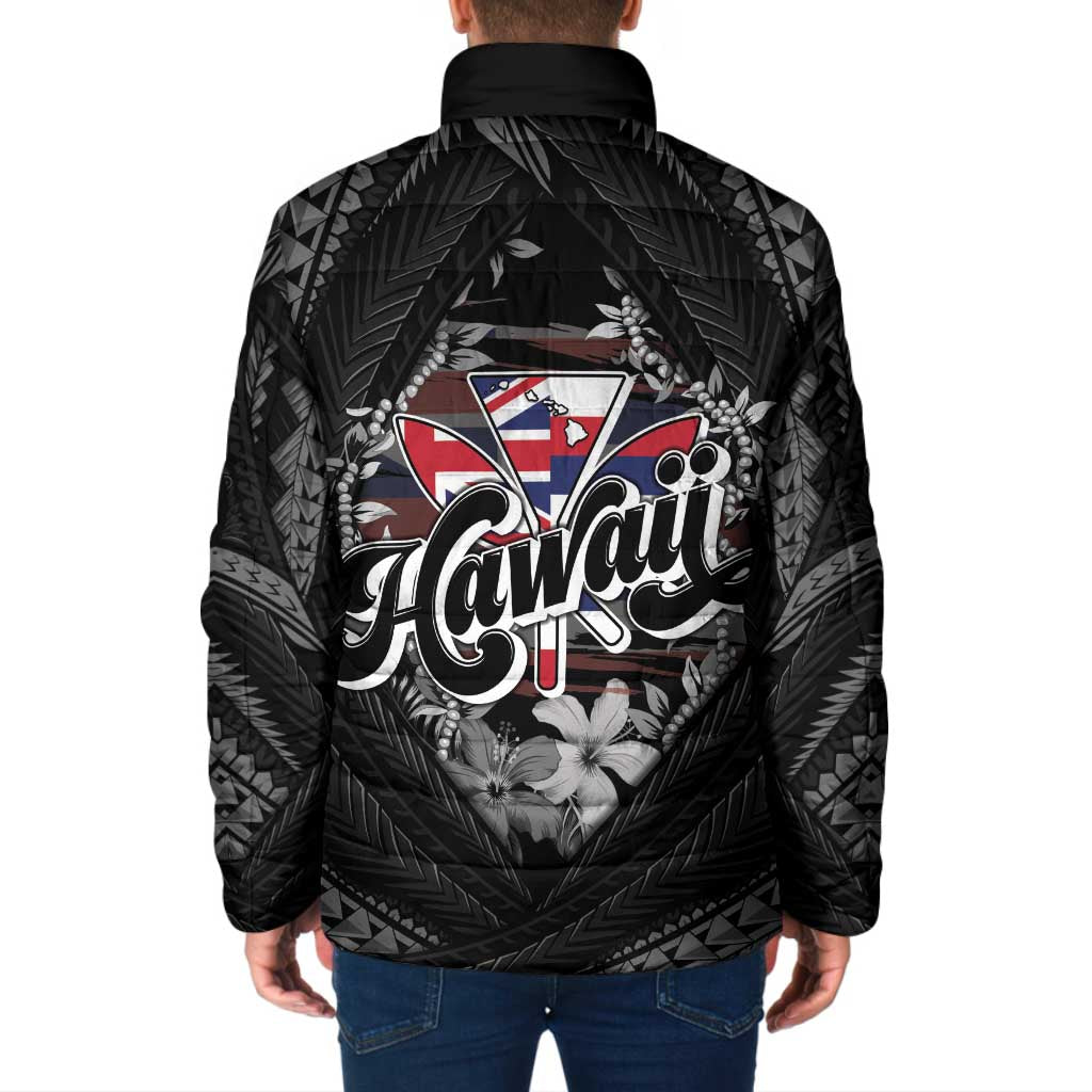 Hawaii November 28th Padded Jacket Kanaka Maoli Tribal Pattern - Polynesian Pride