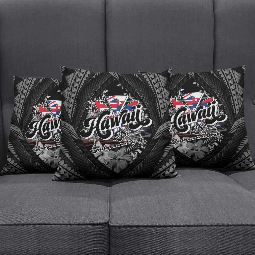 Hawaii November 28th Pillow Cover Kanaka Maoli Tribal Pattern - Polynesian Pride