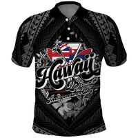 Hawaii November 28th Polo Shirt Kanaka Maoli Tribal Pattern - Polynesian Pride