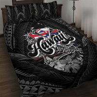 Hawaii November 28th Quilt Bed Set Kanaka Maoli Tribal Pattern - Polynesian Pride