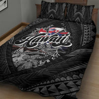 Hawaii November 28th Quilt Bed Set Kanaka Maoli Tribal Pattern - Polynesian Pride