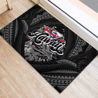 Hawaii November 28th Rubber Doormat Kanaka Maoli Tribal Pattern - Polynesian Pride