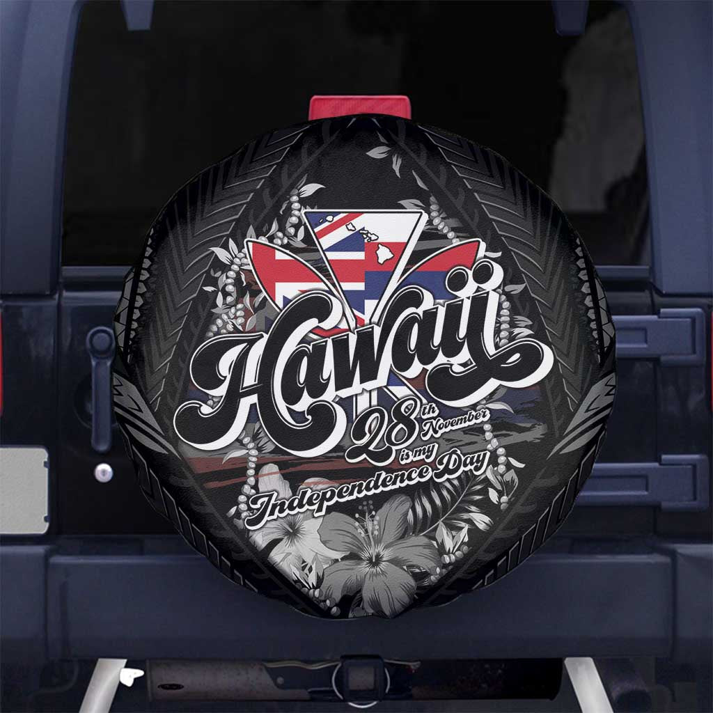 Hawaii November 28th Spare Tire Cover Kanaka Maoli Tribal Pattern - Polynesian Pride