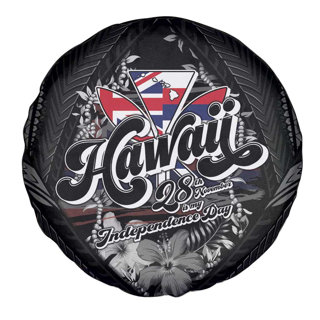 Hawaii November 28th Spare Tire Cover Kanaka Maoli Tribal Pattern - Polynesian Pride