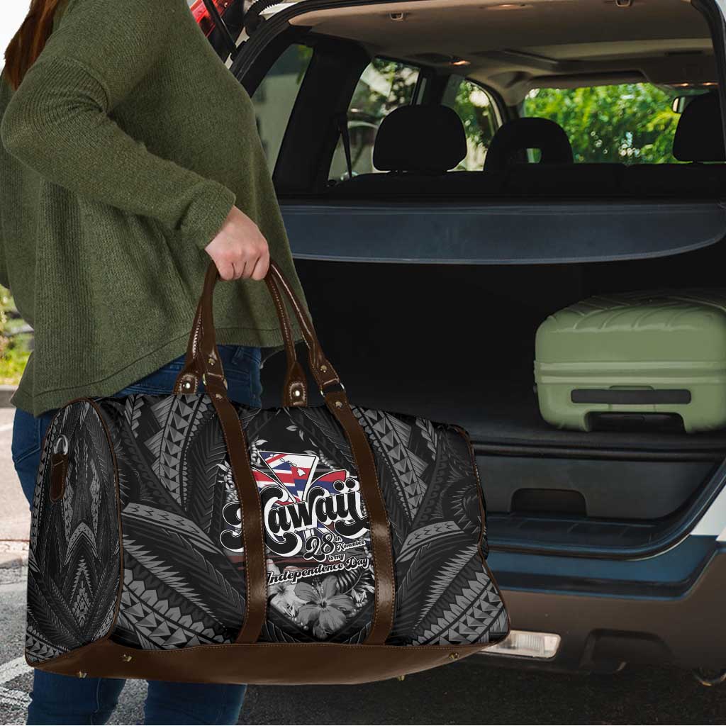 Hawaii November 28th Travel Bag Kanaka Maoli Tribal Pattern - Polynesian Pride
