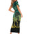 Norfolk Island ANZAC Day Short Sleeve Bodycon Dress Lest We Forget LT05 - Polynesian Pride