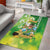 Hawaii Saint Patrick's Day Area Rug Funny Surfing Leprechaun