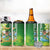 Hawaii Saint Patrick's Day 4 in 1 Can Cooler Tumbler Funny Surfing Leprechaun