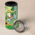 Hawaii Saint Patrick's Day 4 in 1 Can Cooler Tumbler Funny Surfing Leprechaun