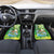 Hawaii Saint Patrick's Day Car Mats Funny Surfing Leprechaun