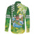 Hawaii Saint Patrick's Day Family Matching Mermaid Dress and Hawaiian Shirt Funny Surfing Leprechaun