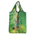 Hawaii Saint Patrick's Day Grocery Bag Funny Surfing Leprechaun