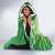 Hawaii Saint Patrick's Day Hooded Blanket Funny Surfing Leprechaun