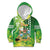 Hawaii Saint Patrick's Day Kid Hoodie Funny Surfing Leprechaun