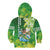 Hawaii Saint Patrick's Day Kid Hoodie Funny Surfing Leprechaun