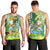 Hawaii Saint Patrick's Day Men Tank Top Funny Surfing Leprechaun