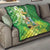 Hawaii Saint Patrick's Day Quilt Funny Surfing Leprechaun