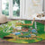 Hawaii Saint Patrick's Day Round Carpet Funny Surfing Leprechaun