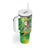 Hawaii Saint Patrick's Day Tumbler With Handle Funny Surfing Leprechaun