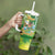 Hawaii Saint Patrick's Day Tumbler With Handle Funny Surfing Leprechaun