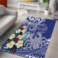 Hafa Adai Guam Area Rug Latte Stone With Coconut Crab