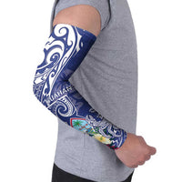 Personalised Hafa Adai Guam Arm Sleeves Latte Stone With Coconut Crab