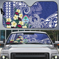 Hafa Adai Guam Auto Sun Shade Latte Stone With Coconut Crab